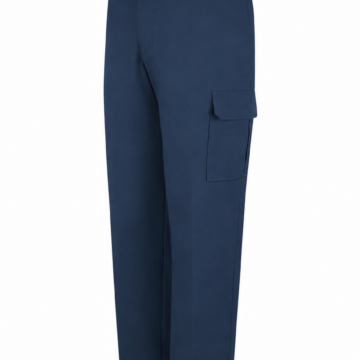 Navy Blue Straight Leg Cargo Trousers